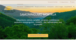 Desktop Screenshot of gyvenimorytas.lt